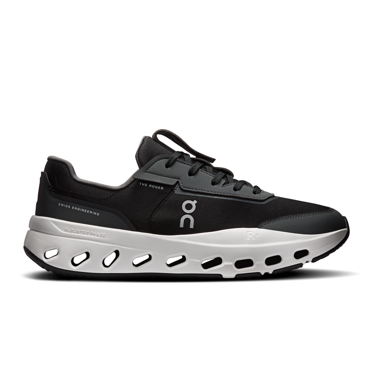 On THE ROGER Wildcard Men product view 1 — Black | White