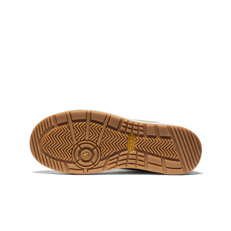 KEEN Kenton Mid Work Shoe (Carbon Toe) Men product view 6 — Brindle/Gum
