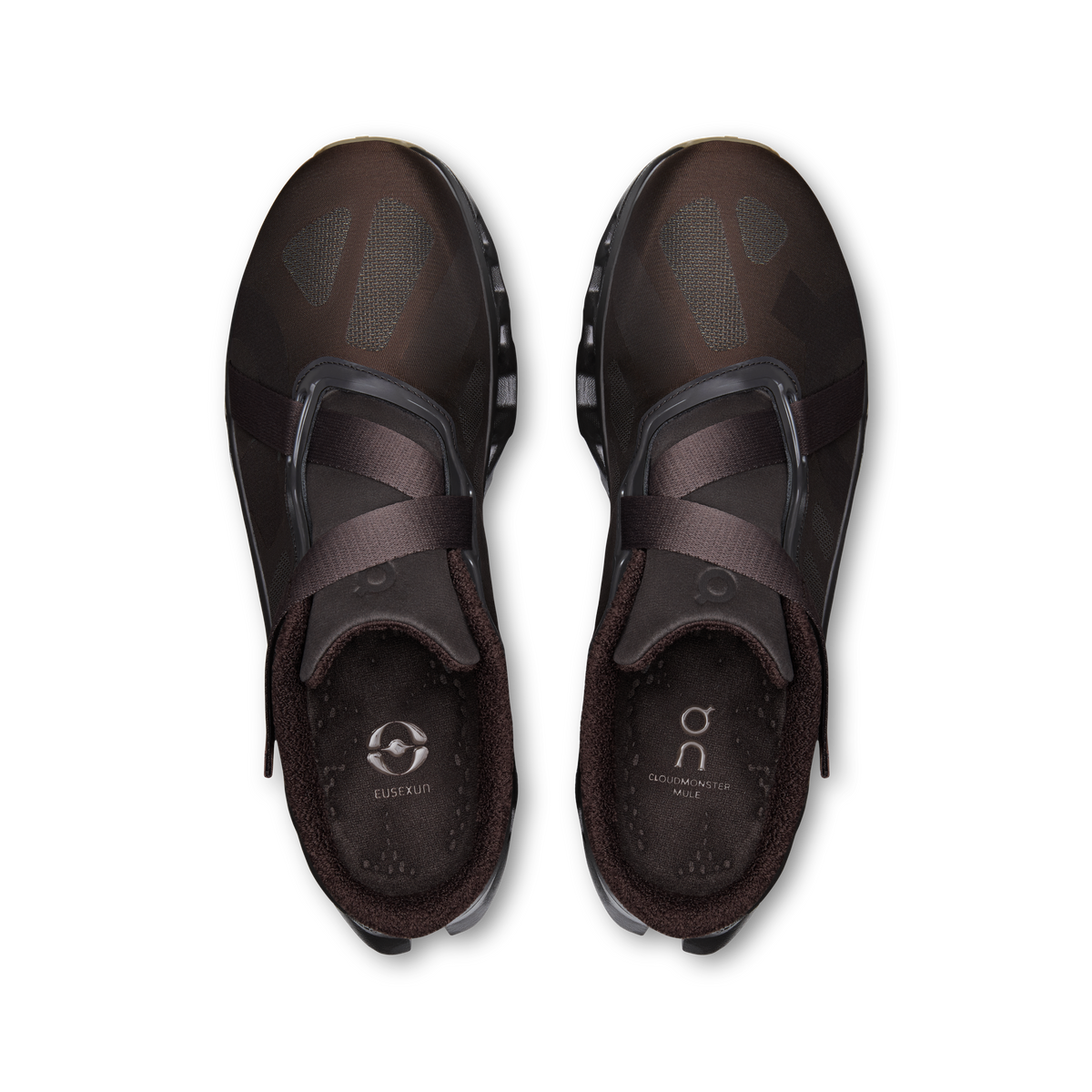 On Cloudmonster 3 Mule Men product view 2 — Cacao | Espresso
