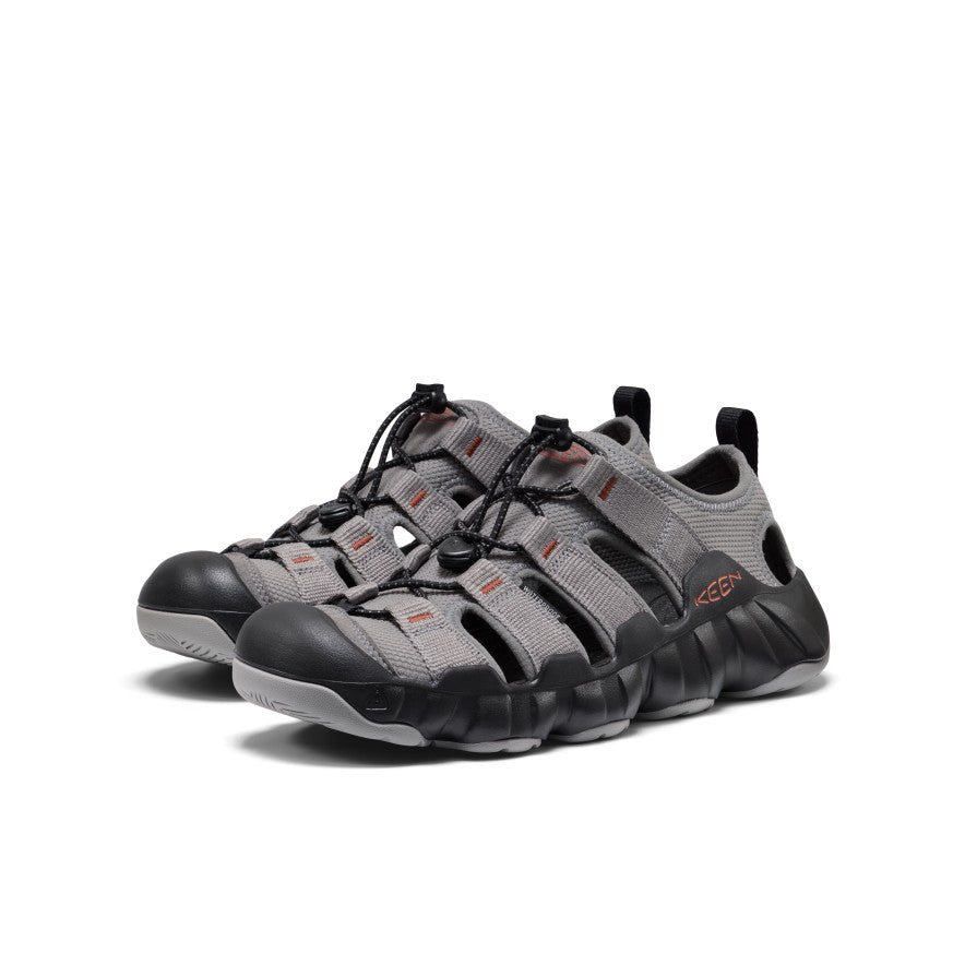 KEEN Hyperport H2 Sandal Men product view 2 — Steel Grey/Burnt Brick