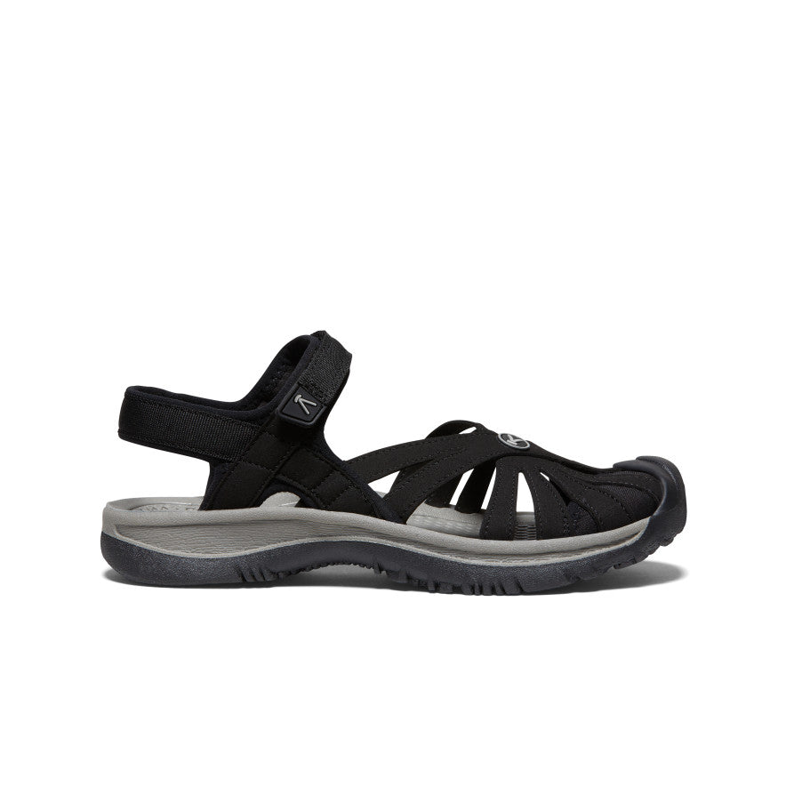 KEEN Rose Sandal Women product view 1 — Black/Neutral Gray