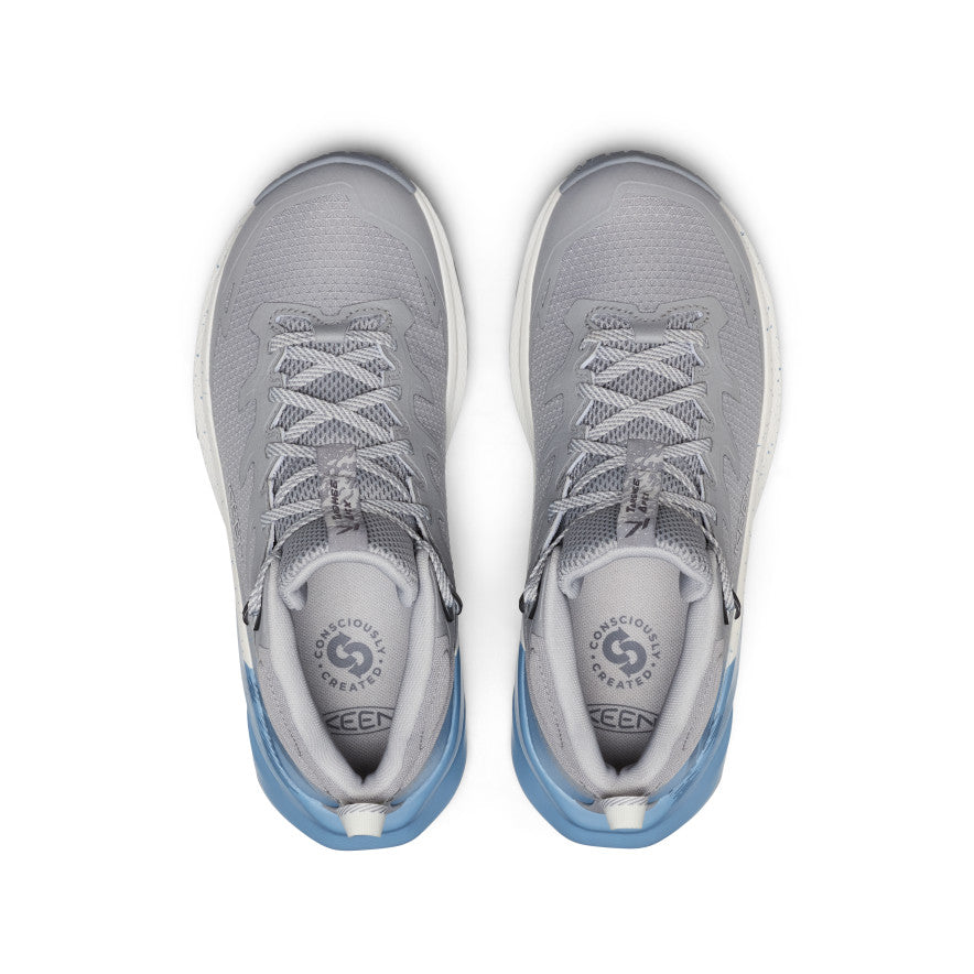 KEEN Targhee Apex Waterproof Hiking Boot Women product view 4 — Vapor/Ballad Blue