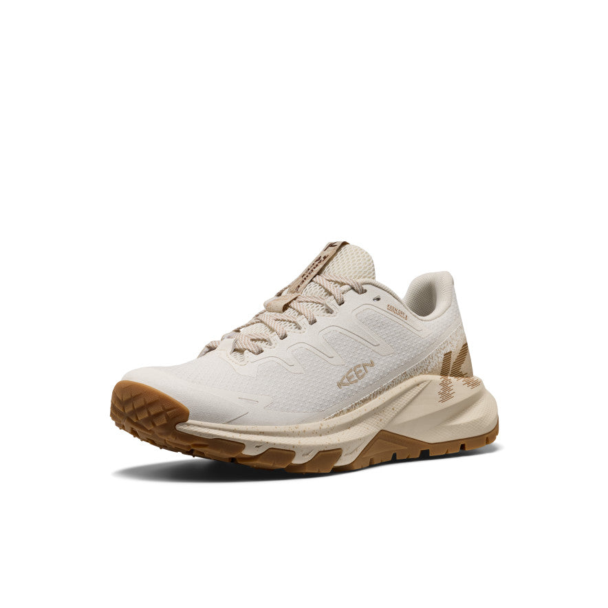 KEEN Targhee Apex Waterproof Hiking Shoe Women product view 3 — Safari/Birch