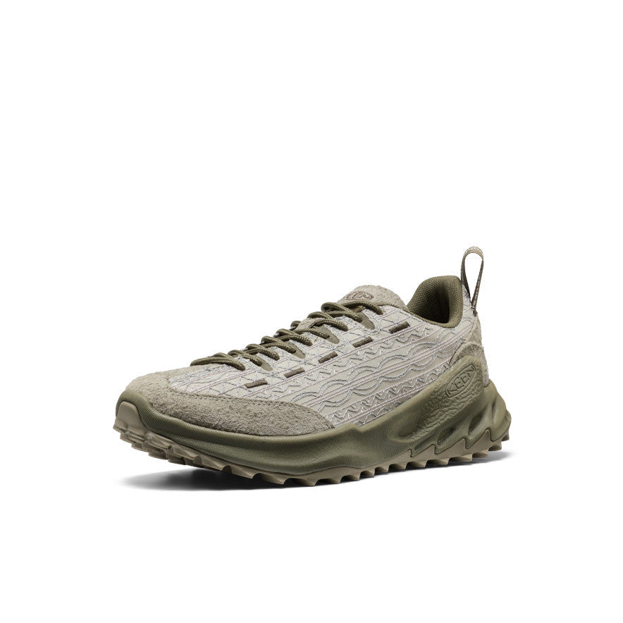 KEEN Jasper Zionic 18 East Sneaker Men product view 3 — Abbey Stone/Mermaid