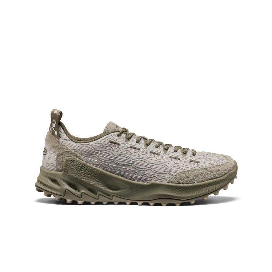 KEEN Jasper Zionic 18 East Sneaker Men product view 1 — Abbey Stone/Mermaid