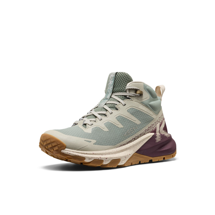 KEEN Targhee Apex Waterproof Hiking Boot Women product view 3 — Lily Pad/Fig