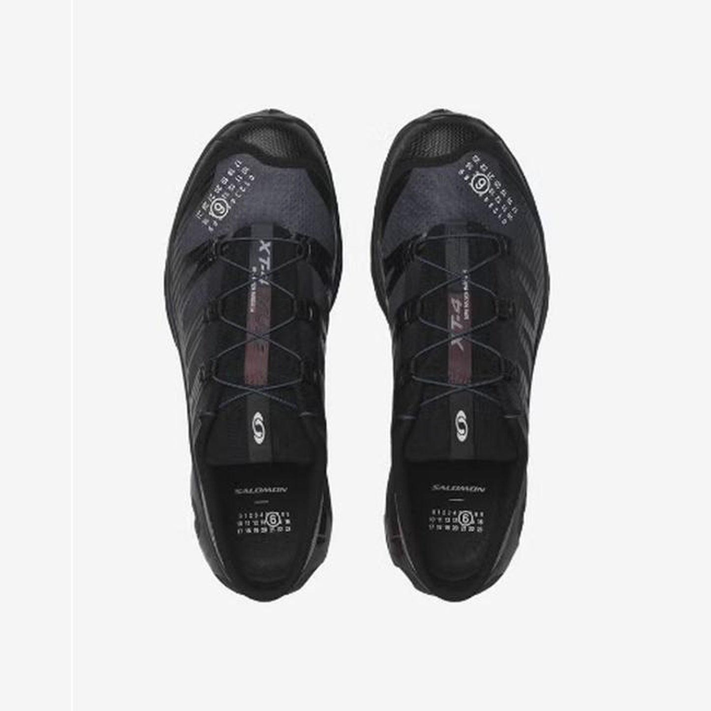 Salomon XT-4 Mule MM6 Maison Margiela - top or pair view - Dark Grey
