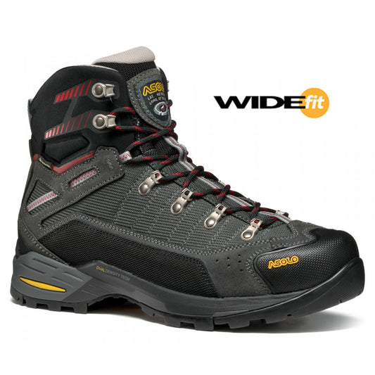 Asolo Drifter Pro GV Wide Fit – Men's product view 1 — GRAPHITE/GUNMETAL
