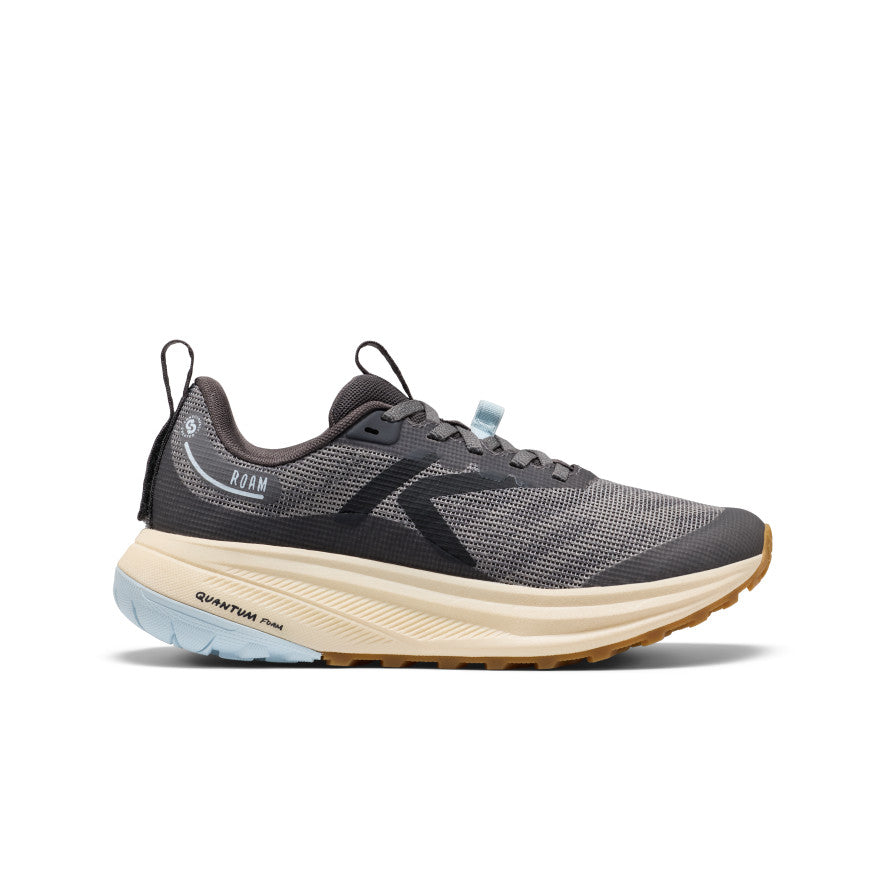 KEEN Roam Trail Running Shoe Women product view 1 — Magnet/Ballad Blue