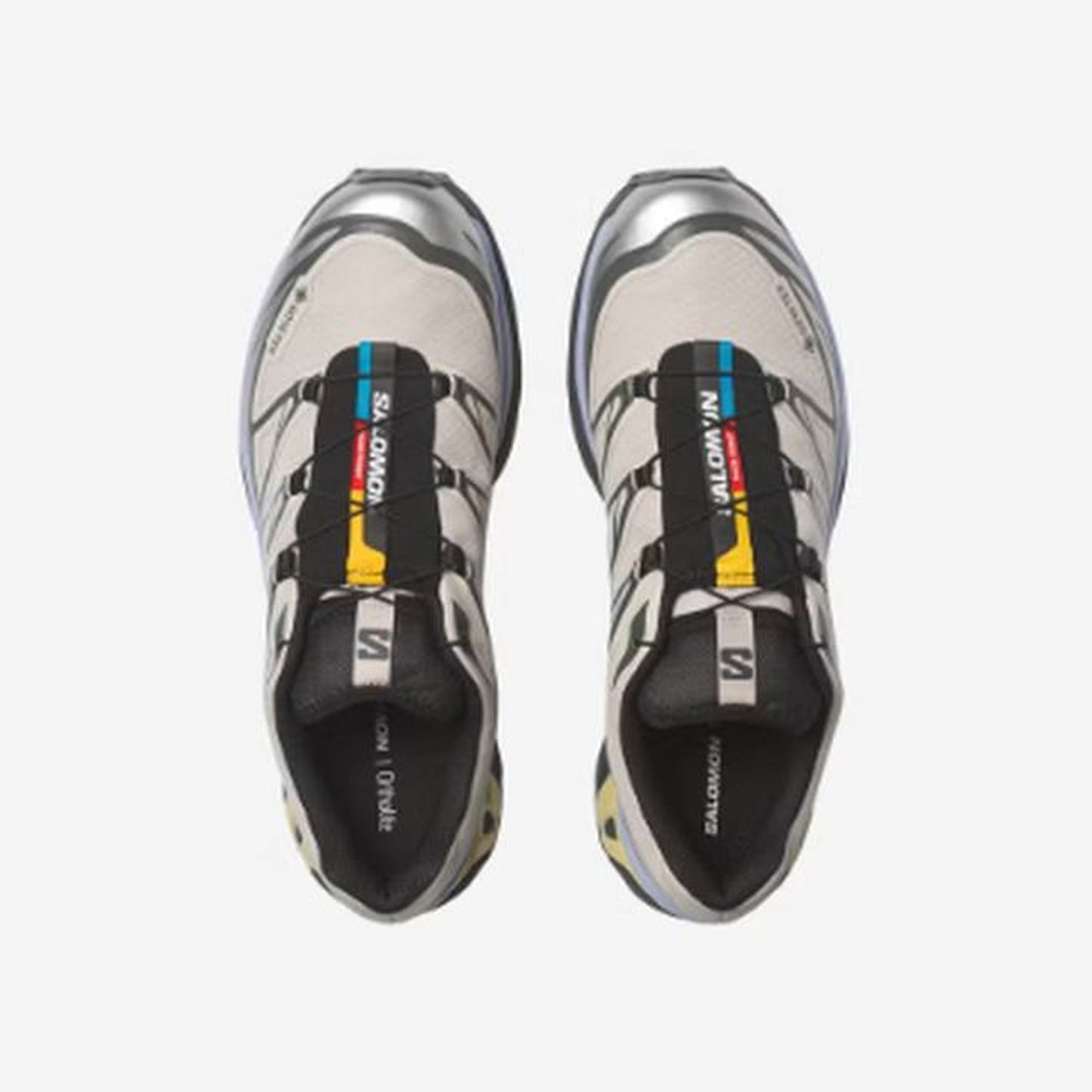 Salomon XT-6 GORE-TEX - top or pair view - Silver