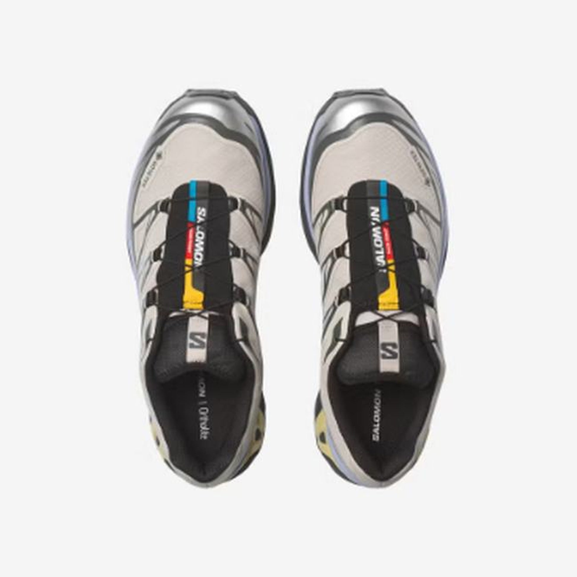 Salomon XT-6 GORE-TEX - top or pair view - Silver