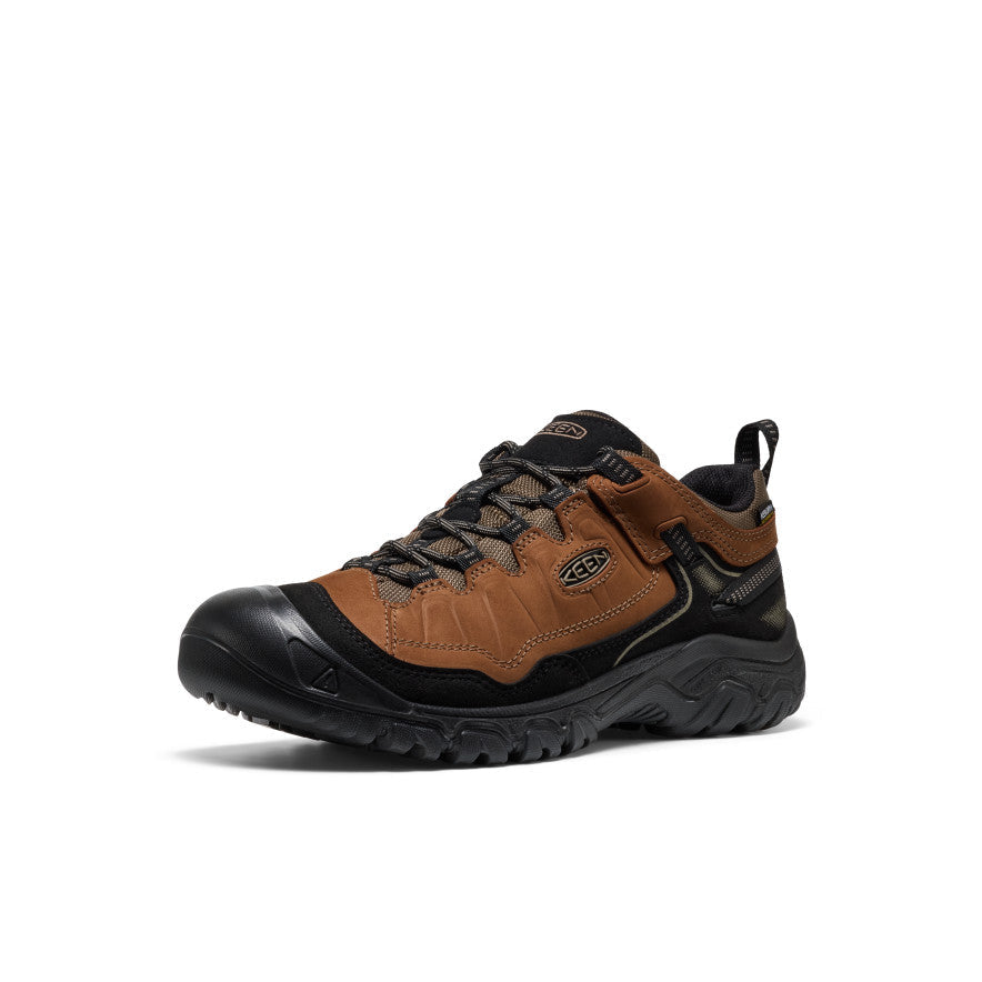 KEEN Targhee IV Waterproof Hiking Shoe Men product view 3 — Bison/Black