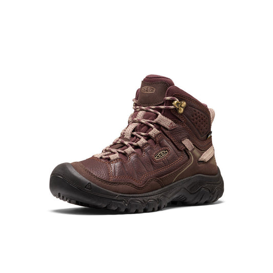 KEEN Targhee IV Waterproof Hiking Boot Women product view 2 — Tumbled Chocolate