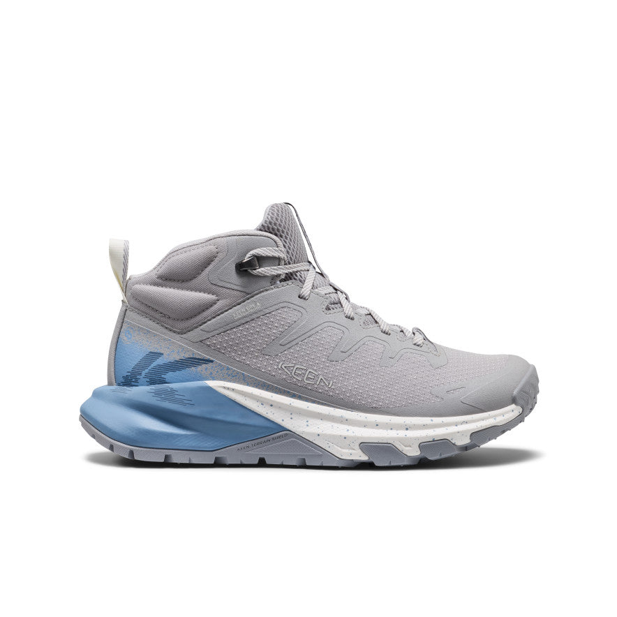 KEEN Targhee Apex Waterproof Hiking Boot Women product view 1 — Vapor/Ballad Blue