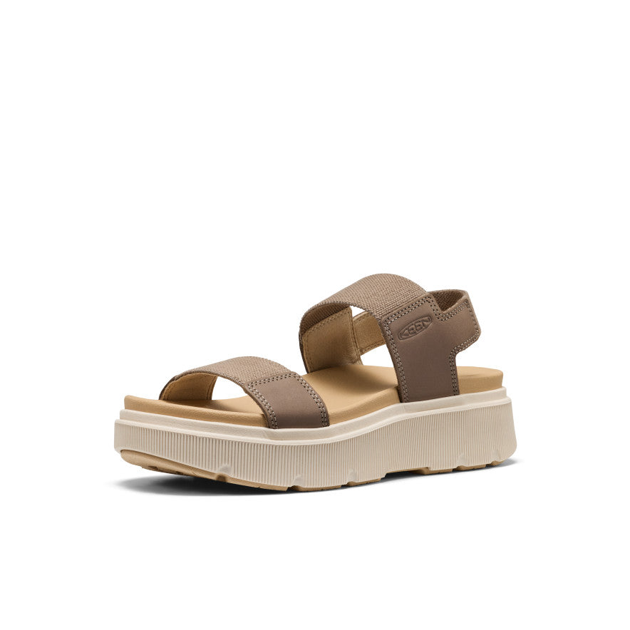 KEEN Elle Mila Backstrap Sandal Women product view 3 — Brindle