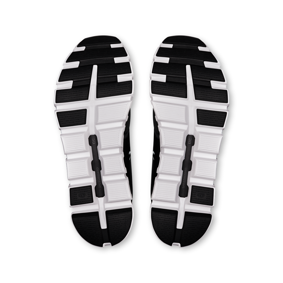 On Cloud 6 Men product view 3 — Black | White