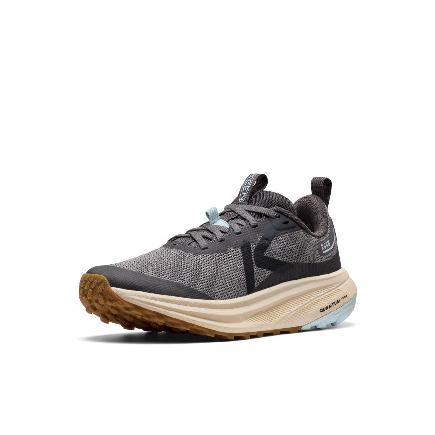 KEEN Roam Trail Running Shoe Women product view 3 — Magnet/Ballad Blue