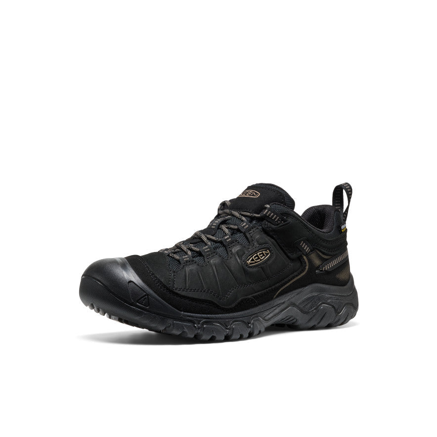 KEEN Targhee IV Waterproof Hiking Shoe Men product view 3 — Triple Black