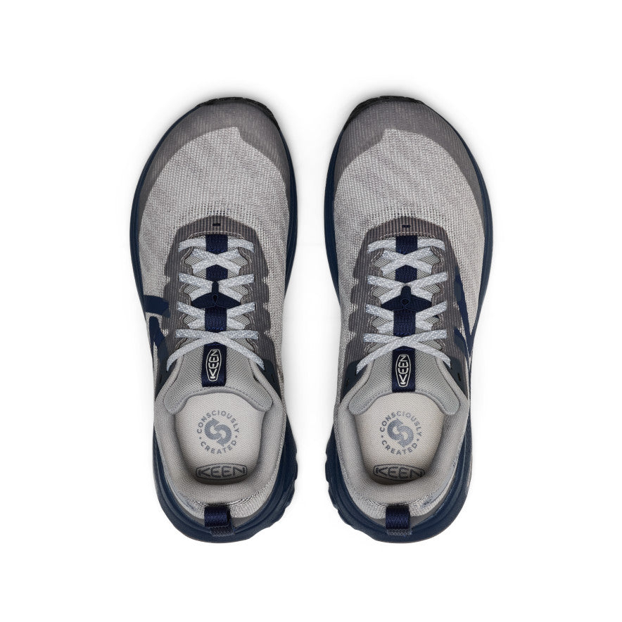 KEEN Roam Trail Running Shoe Men product view 4 — Alloy/Naval Academy