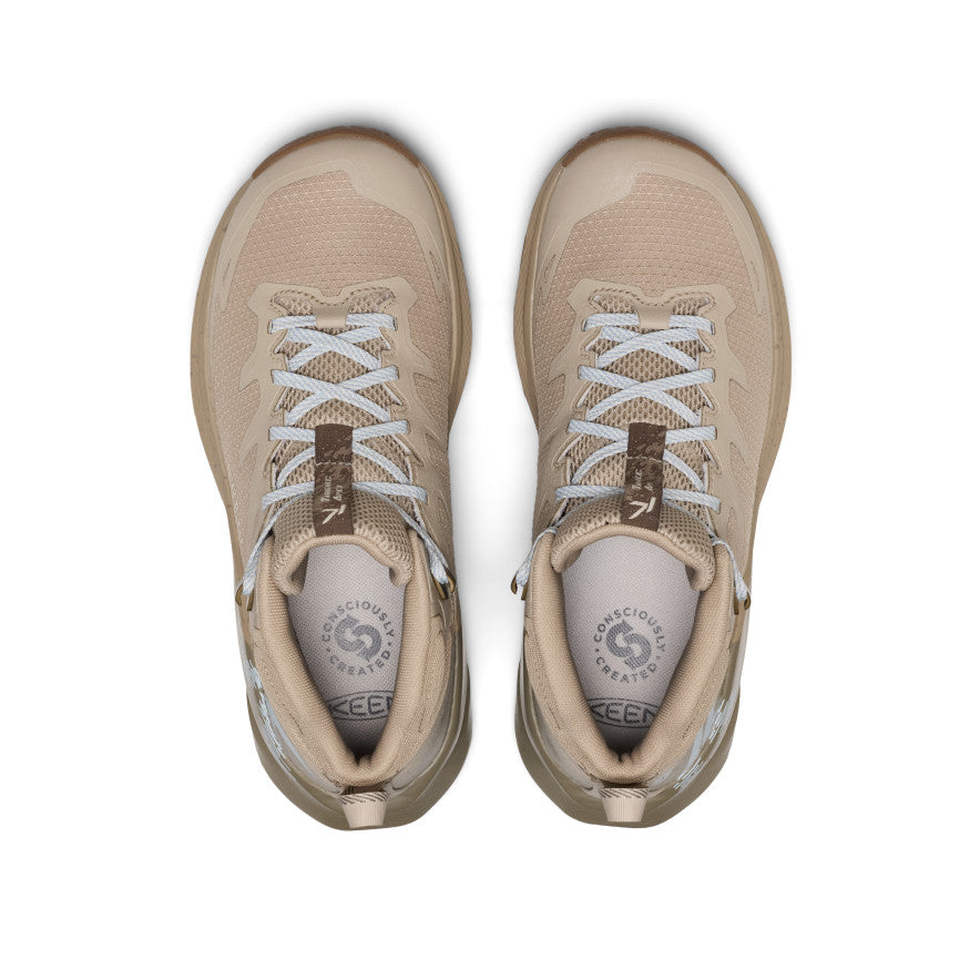 KEEN Targhee Apex Waterproof Hiking Boot Women product view 4 — Plaza Taupe/Skyway