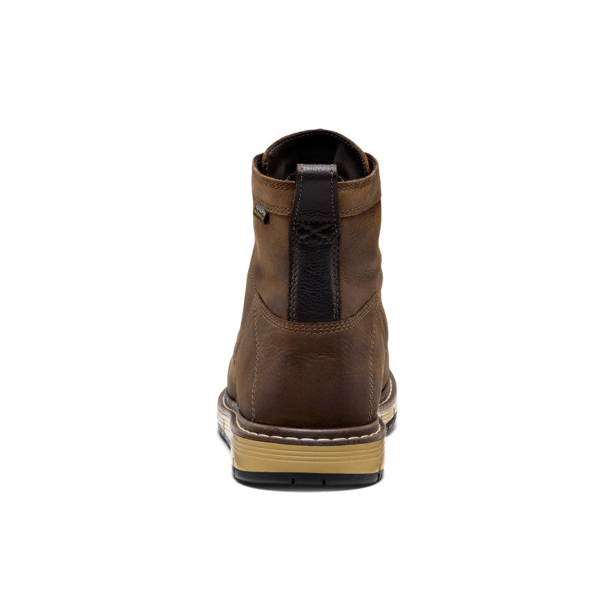 KEEN San Jose 6" Waterproof Boot (Aluminum Toe) Men product view 4 — Cascade Brown/Black
