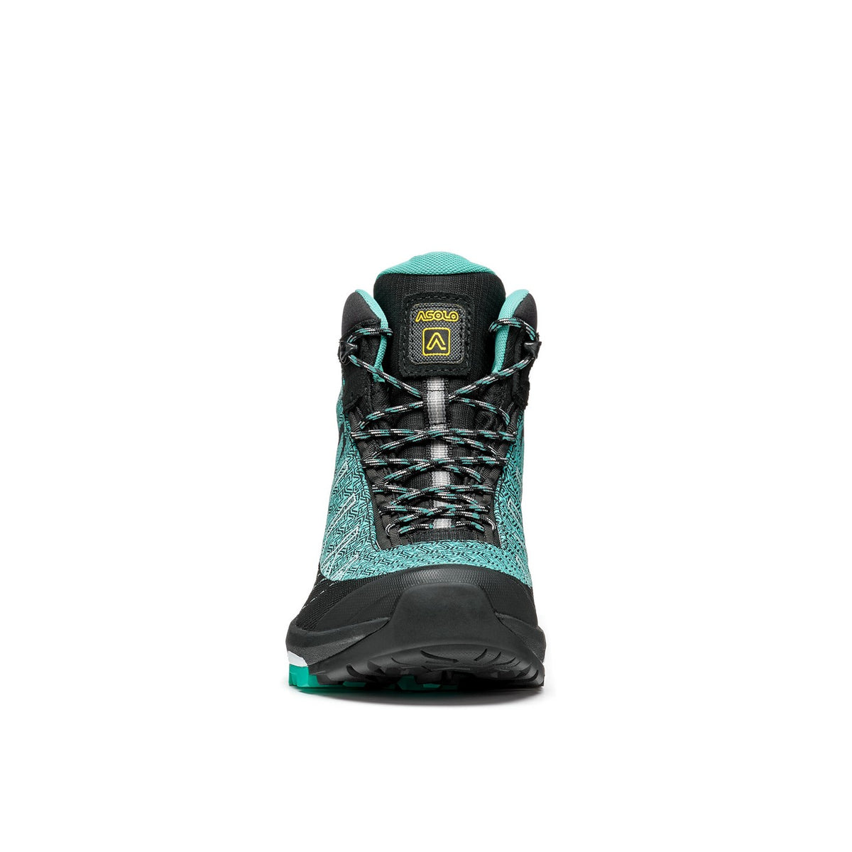Asolo Falcon EVO Jacquard GV – Women's product view 5 — BLACK / AQUA GREEN