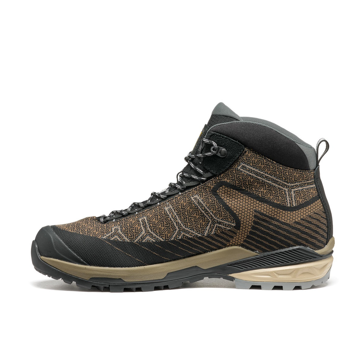 Asolo Falcon EVO Jacquard GV – Men's product view 4 — BLACK / COYOTE