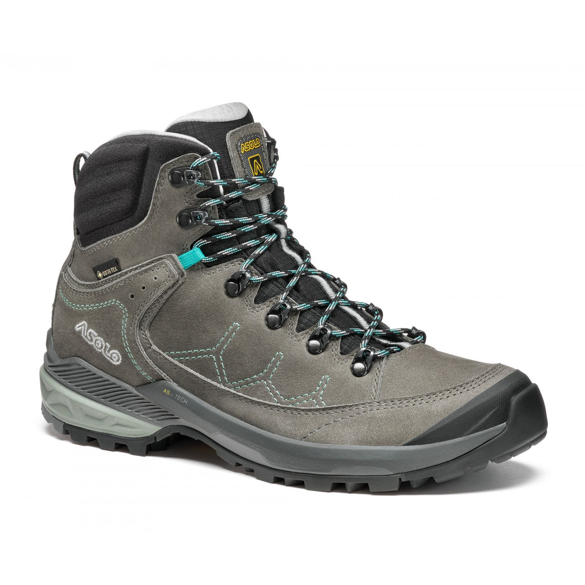 Asolo Falcon EVO NBK Bunion Fit – Women's product view 1 — GRAPHITE / AQUA GREEN