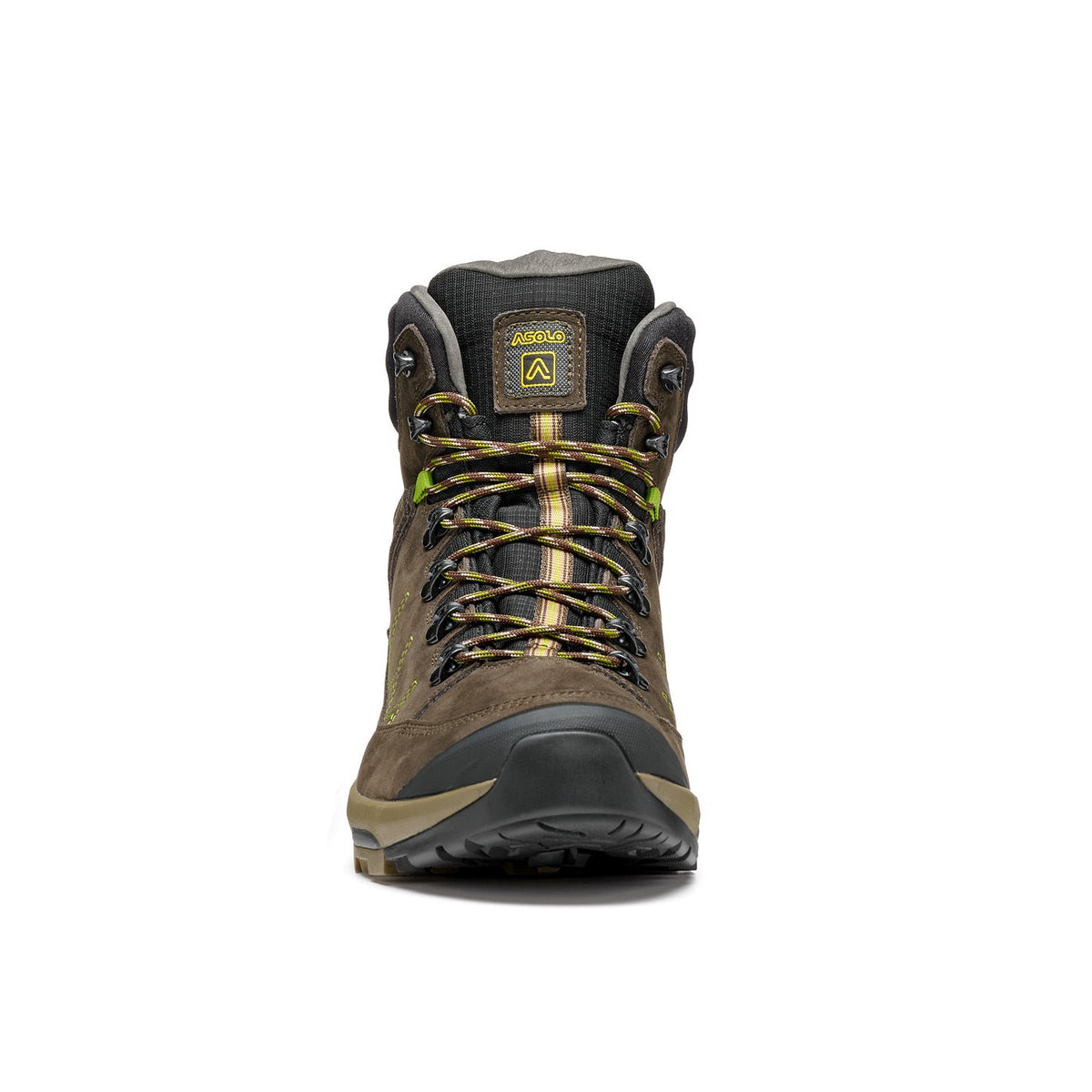 Asolo Falcon EVO NBK Wide Fit – Men's product view 5 — DARK BROWN / LIME