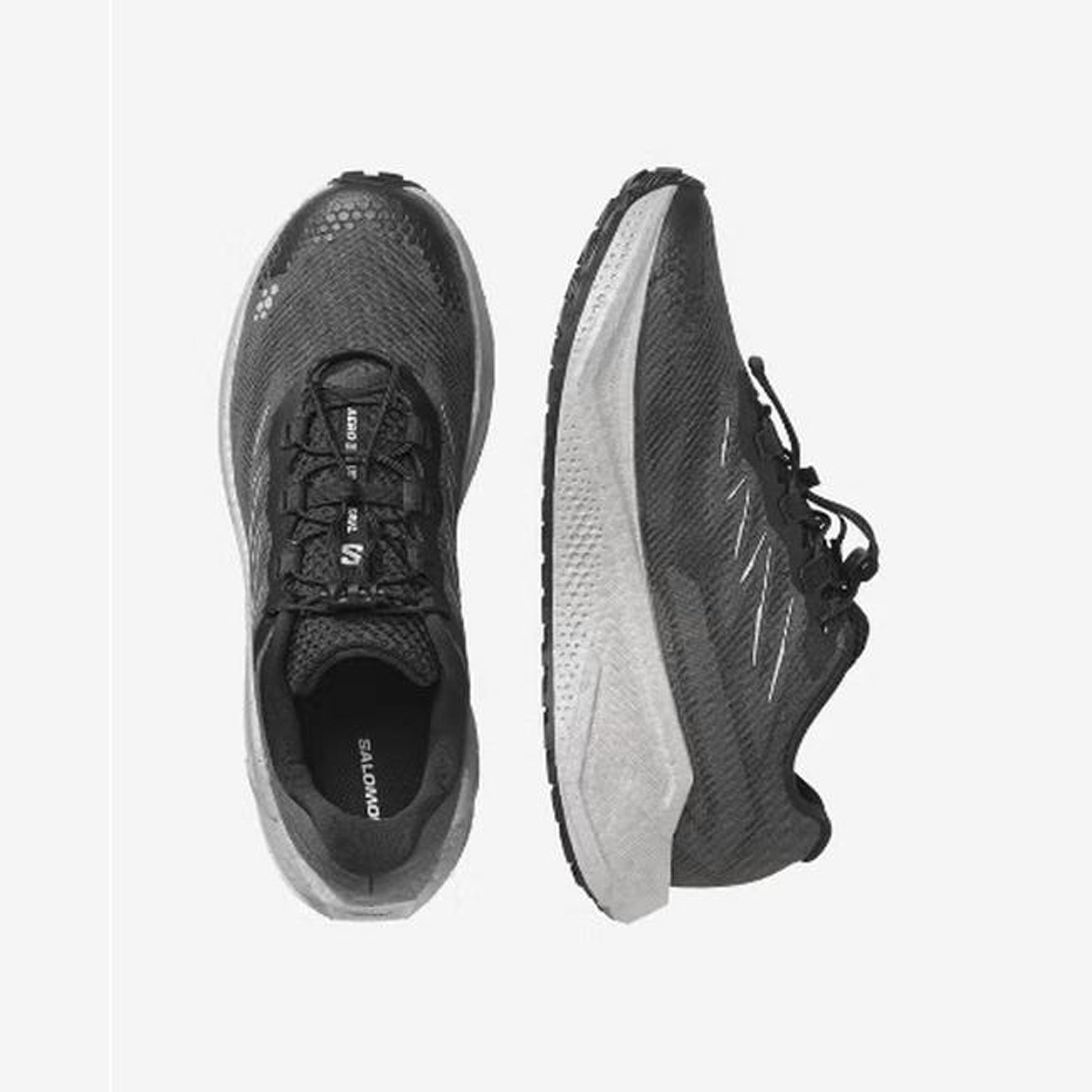 Salomon Aero Blaze 4 GRVL Women - top or pair view - Light Grey