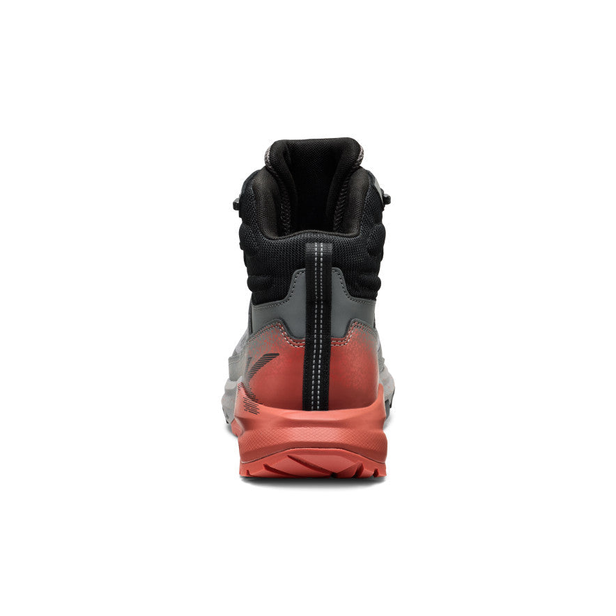 KEEN Targhee Blur Waterproof Work Boot (Carbon Toe) Men product view 5 — Steel Grey/Black