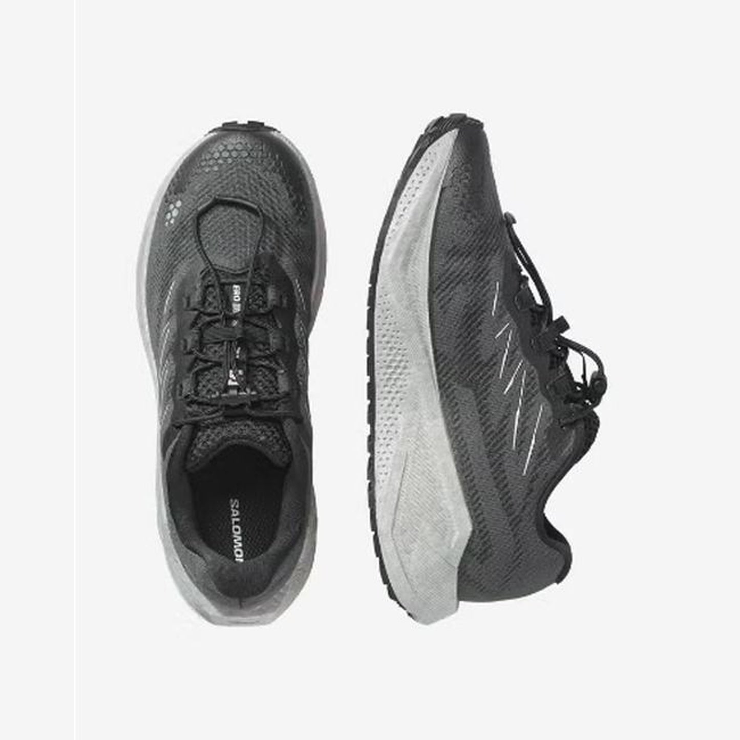 Salomon Aero Blaze 4 GRVL Men - top or pair view - Dark Grey