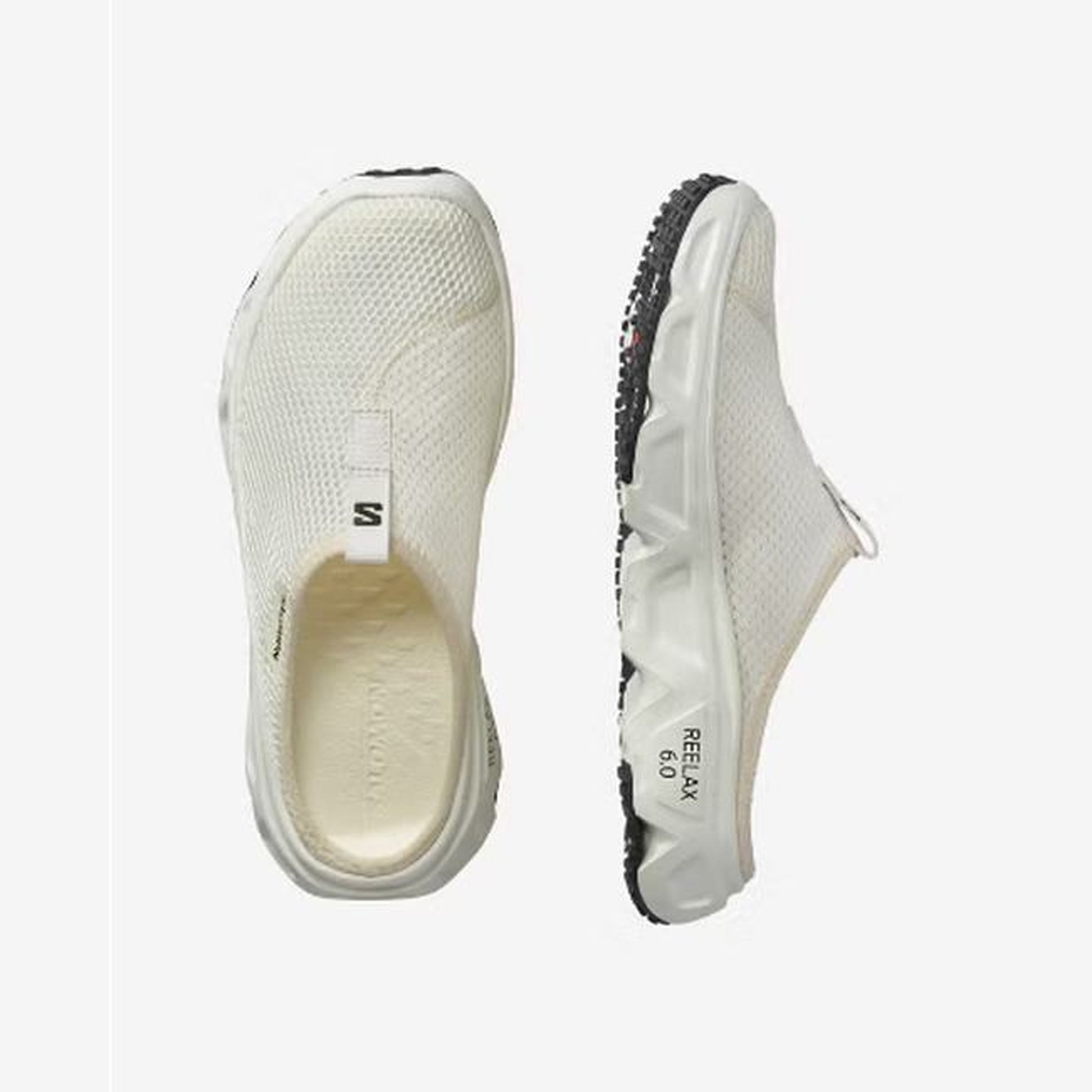 Salomon Reelax Slide 6.0 Women - top or pair view - Light Grey