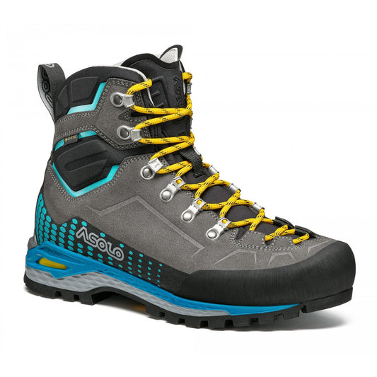 Asolo Freney EVO LTH GV – Women's product view 1 — GRAPHITE / SEA BLUE