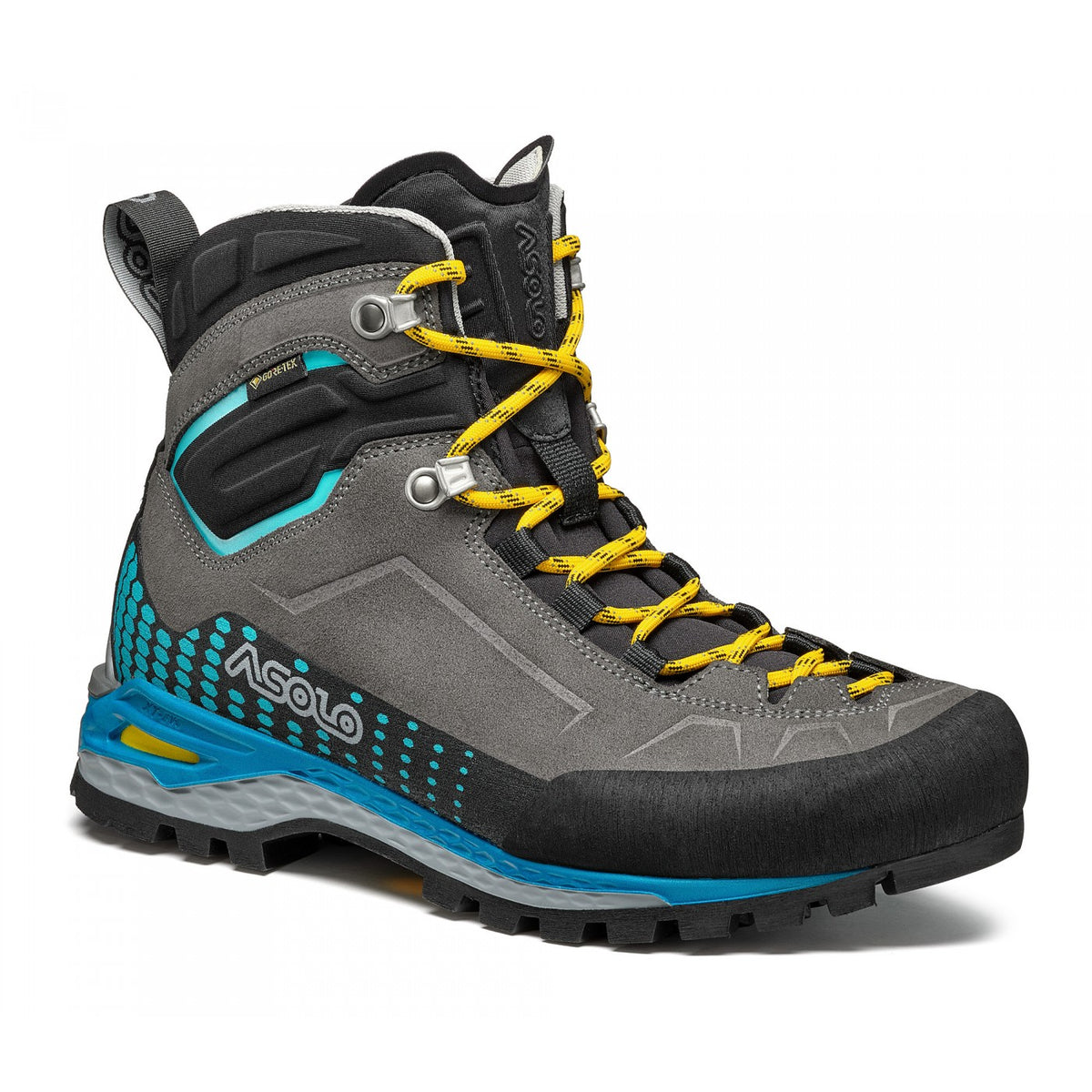 Asolo Freney EVO Mid LTH GV – Women's product view 1 — GRAPHITE / SEA BLUE
