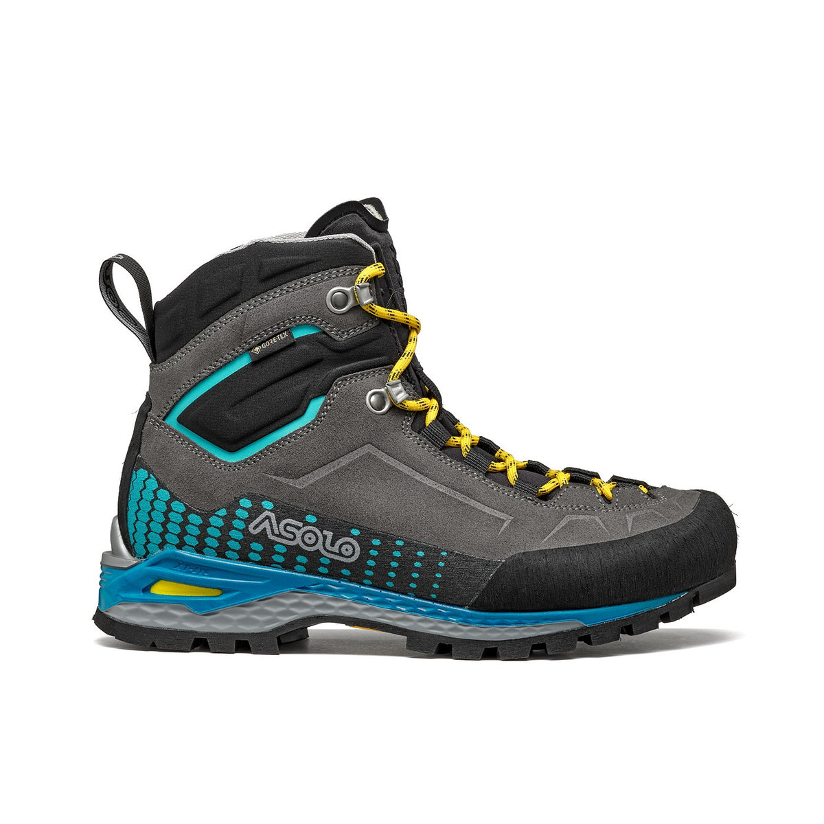 Asolo Freney EVO Mid LTH GV – Women's product view 3 — GRAPHITE / SEA BLUE