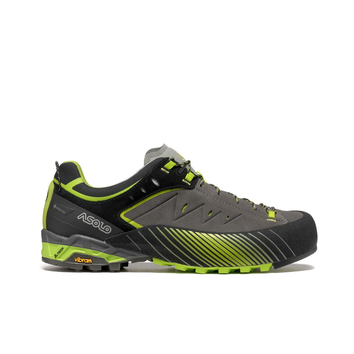 Asolo Freney Guida GV – Men's product view 3 — GRAPHITE / GREEN LIME