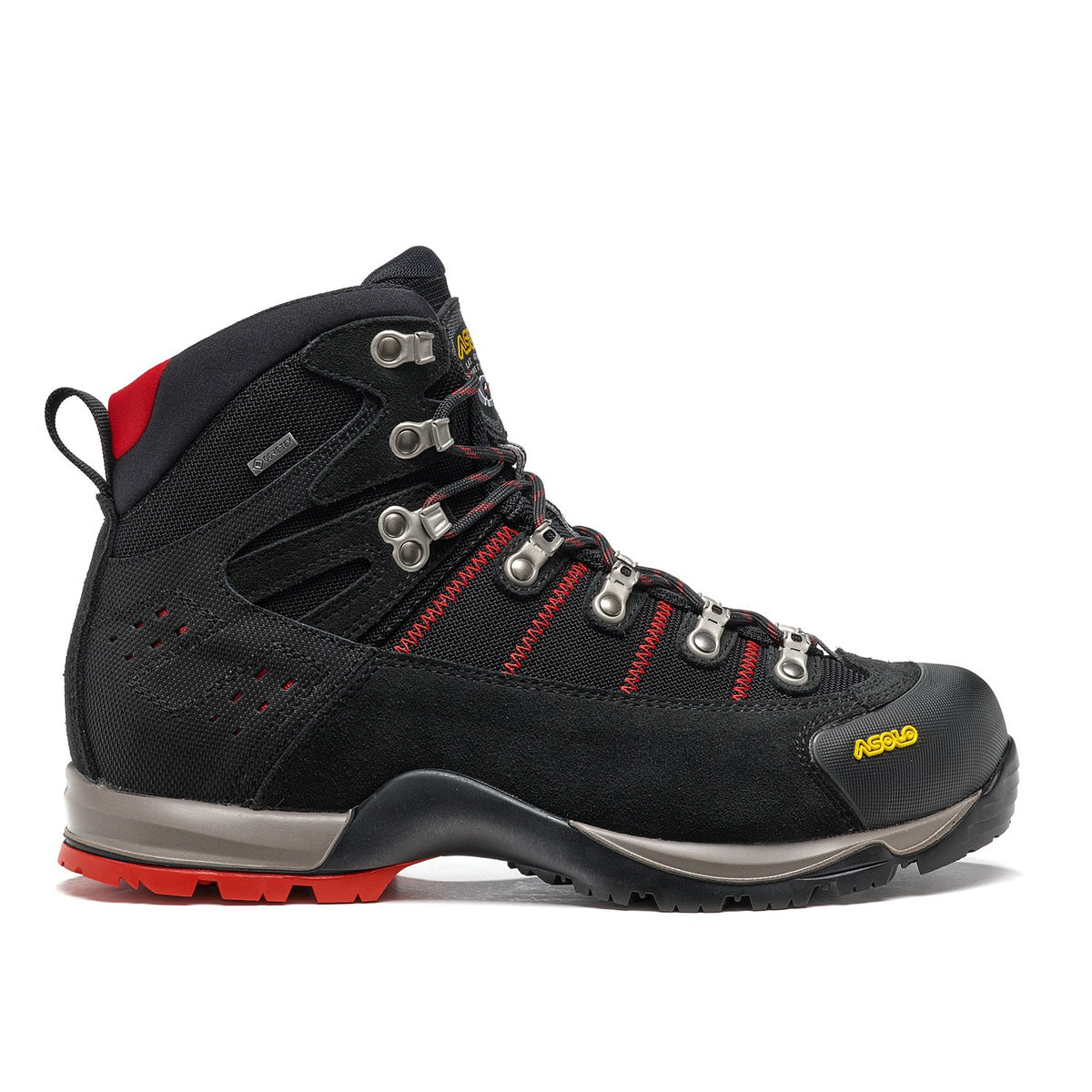 Asolo Fugitive GTX – Men's product view 2 — BLACK / RED