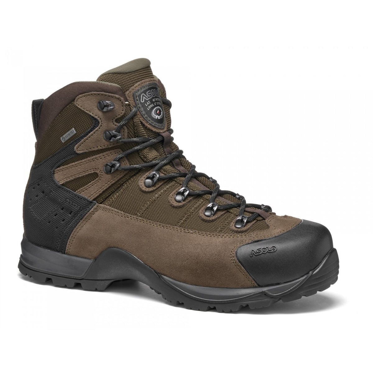 Asolo Fugitive Tactical GTX – Men's product view 1 — DARK BROWN / BROWN