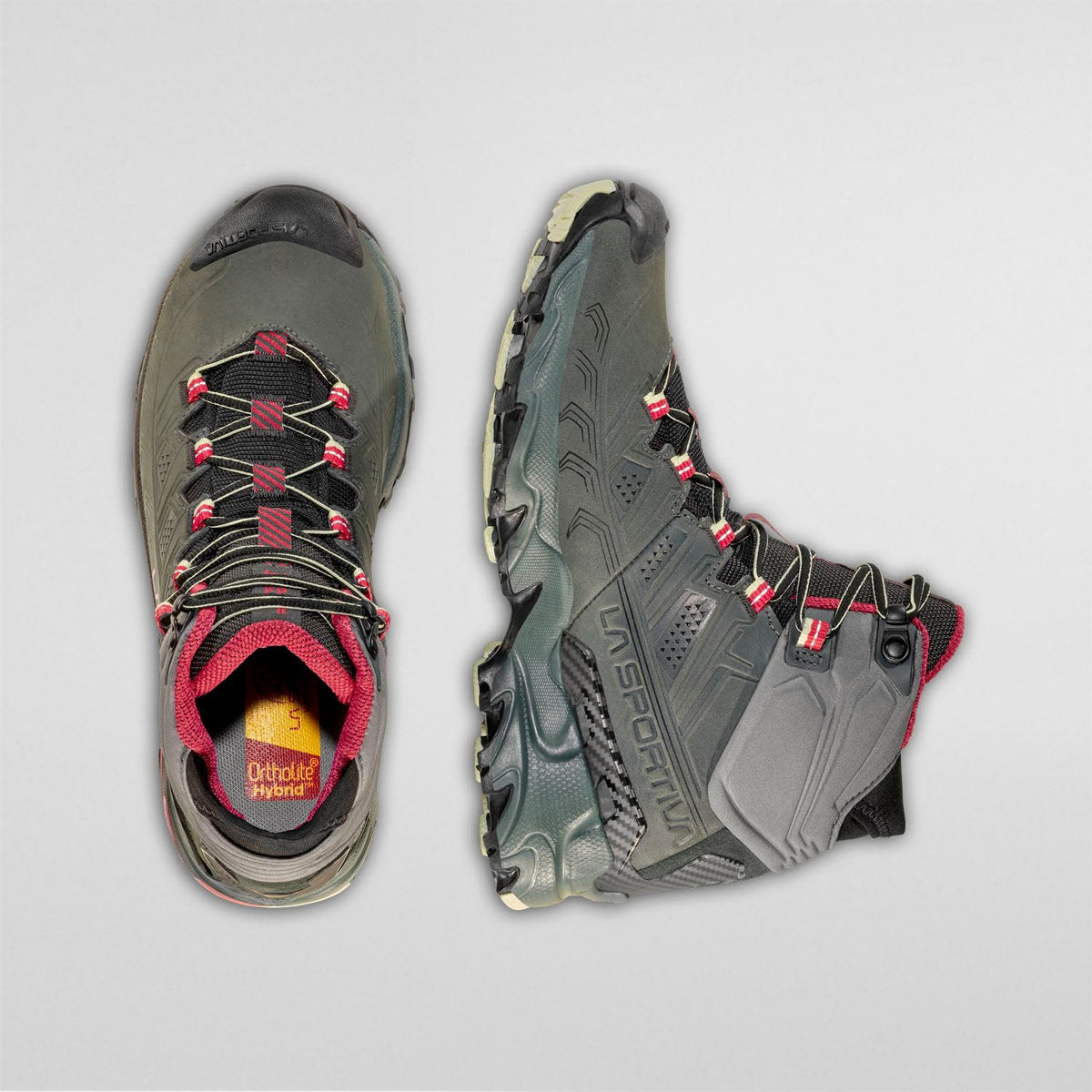 La Sportiva Ultra Raptor II Mid Leather GTX Women product view 4 — Gray