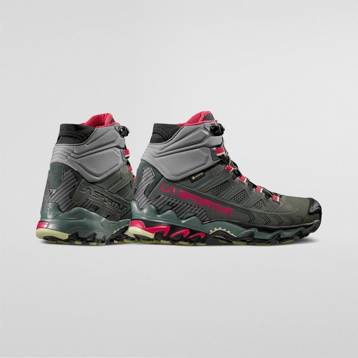 La Sportiva Ultra Raptor II Mid Leather GTX Women product view 5 — Gray