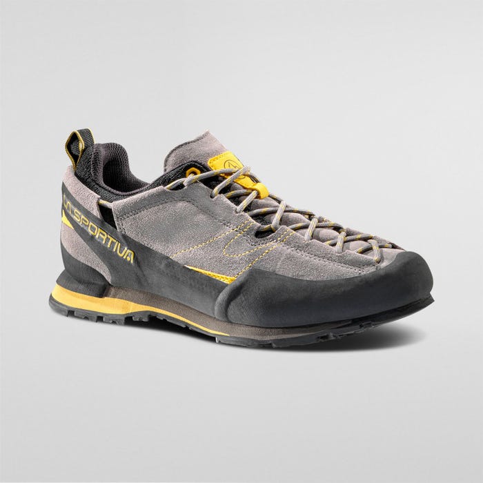 La Sportiva Boulder X Men product view 1 — Grey/Yellow