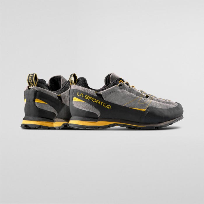 La Sportiva Boulder X Men product view 4 — Grey/Yellow