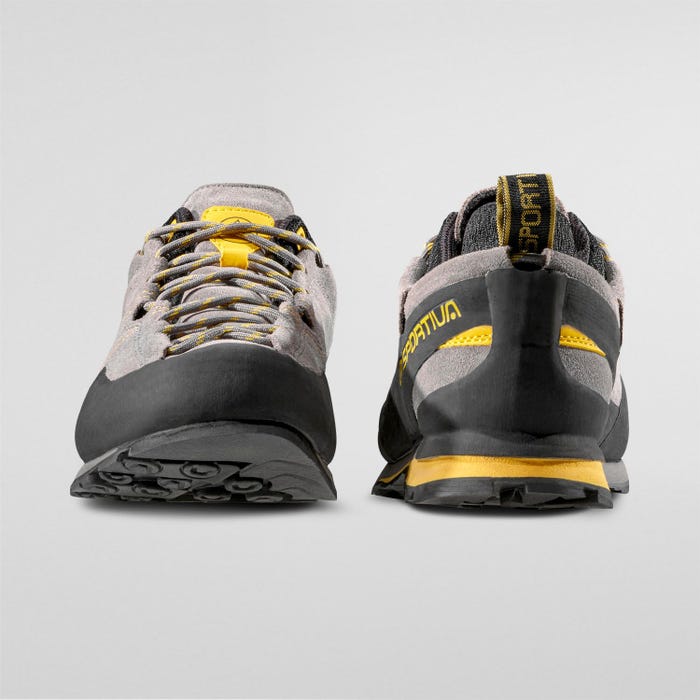 La Sportiva Boulder X Men product view 5 — Grey/Yellow