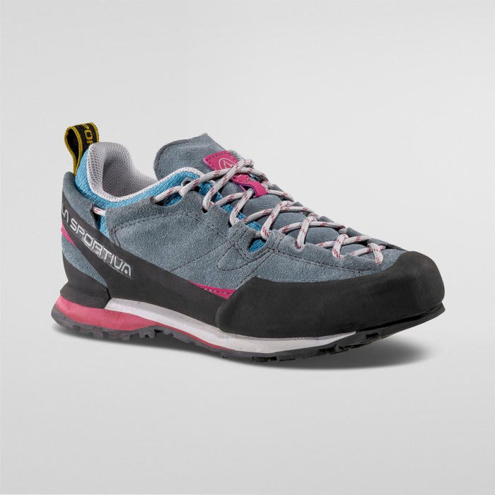 La Sportiva Boulder X Woman product view 1 — Slate/Red Plum