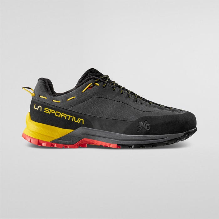 La Sportiva TX Guide Leather Men product view 3 — Carbon/Yellow