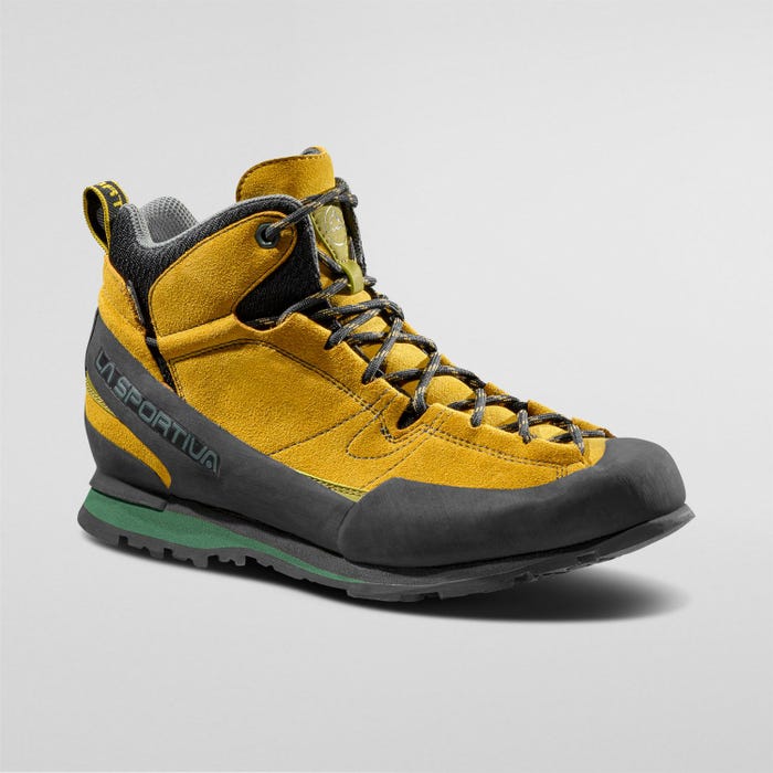 La Sportiva Boulder X Mid GTX Unisex product view 1 — Savana/Alpine