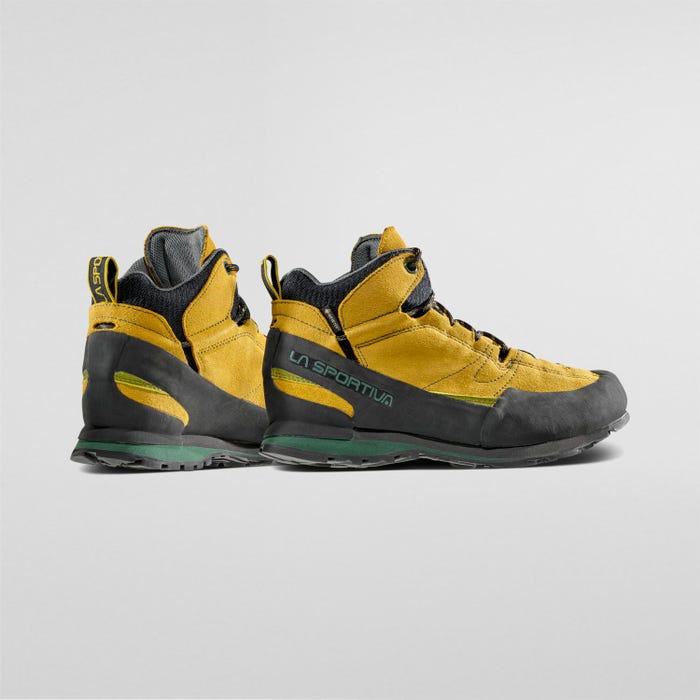 La Sportiva Boulder X Mid GTX Unisex product view 5 — Savana/Alpine