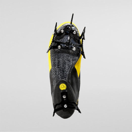 La Sportiva Mega Ice Evo Men product view 2 — Black/Yellow