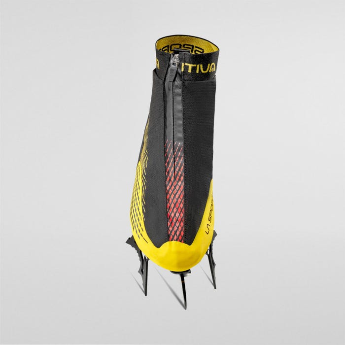 La Sportiva Mega Ice Evo Men product view 3 — Black/Yellow
